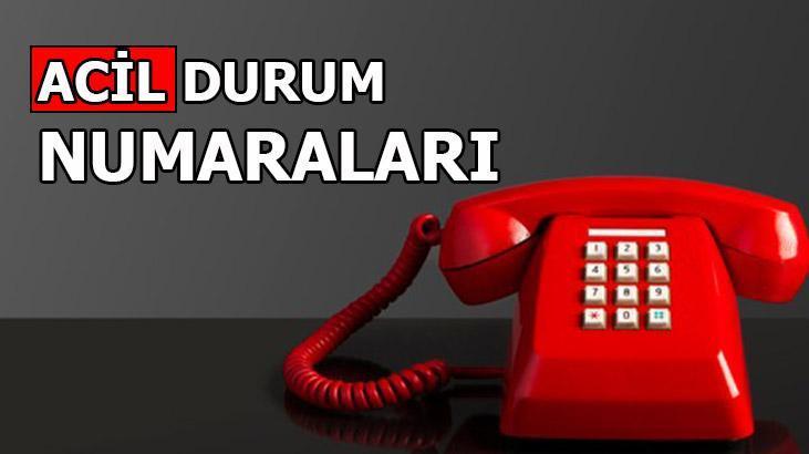 Acil numaralar listesi 2025 | Acil numaralar Polis, Ambulans, İtfaiye, Cenaze hizmetleri, elektrik, gaz kaçağı acil numarası kaç?